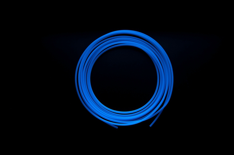Blue optical fiber