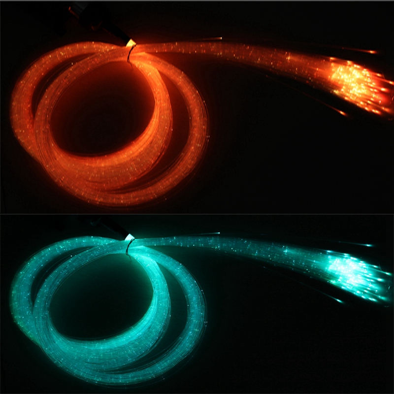 Dotting optical fiber