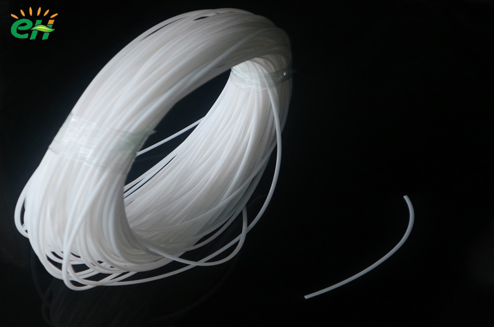Cream Milky white optical fiber